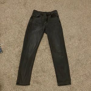 American Eagle “Washed” Black High Waisted Stretch Jeans